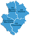 Campings en rgion Poitou Charente, Campings Deux Sevres, Campings Vienne, Campings Charente Maritime, Campings Charente