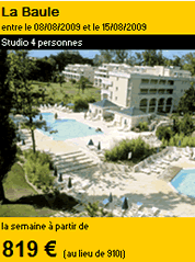 Location a la Baule aout 2009