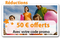 R&eacute;duction de 50 euros sur toutes les locations vacances d'&eacute;t&eacute;