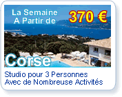 Locations Vacances &eacute;t&eacute; en Corse